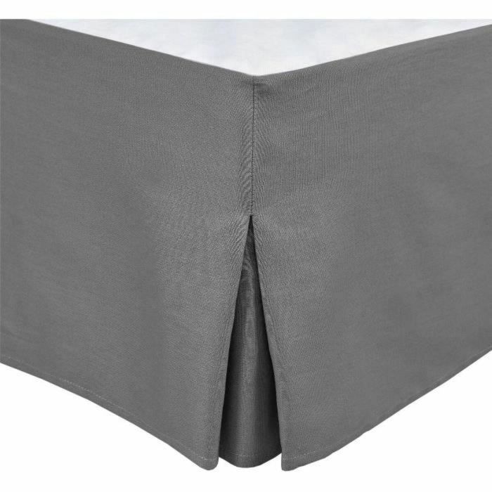Home Linge Passion HOM1733767921910 Funda de somier 90 x 190 cm + 30 cm Gris antracita
