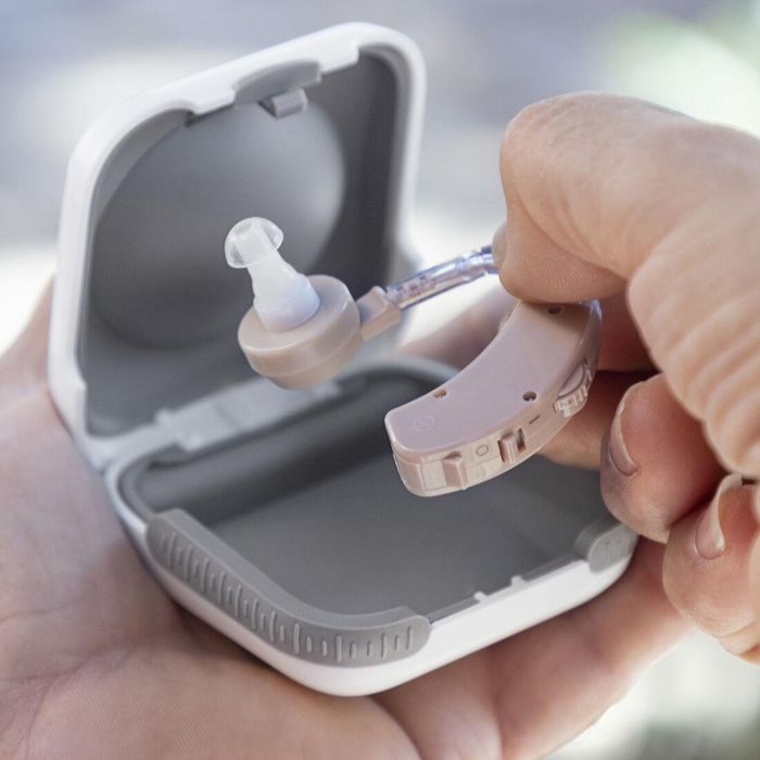 Amplificador de Sonido Retroauricular con Accesorios Welzy InnovaGoods 1 unidad 10 Amplificador de Sonido Retroauricular con Accesorios Welzy InnovaGoods 1 unidad 10