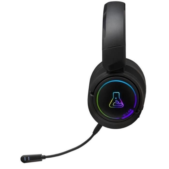 Auriculares inalámbricos para juegos - The G-Lab - KORP IRIDIUM - Micrófono - RGB - PC/PS4/Xbox One - Negro 3 Auriculares inalámbricos para juegos - The G-Lab - KORP IRIDIUM - Micrófono - RGB - PC/PS4/Xbox One - Negro 3