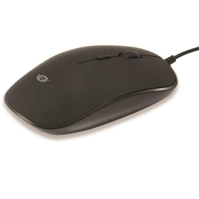 Conceptronic Ratón Óptico USB Regas01B con Interruptor DPI 800/1000/1200 y Diseño Ergonómico para Diestros y Zurdos 1