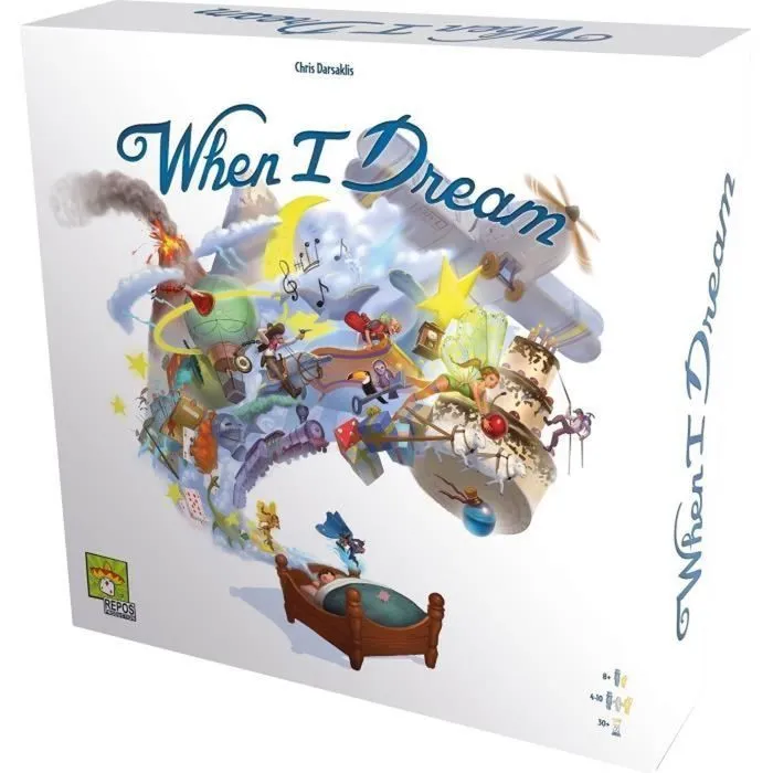 Asmodee When I Dream Juego de Mesa de Palabras para Niños y Niñas a Partir de 8 Años Idioma Francés 2