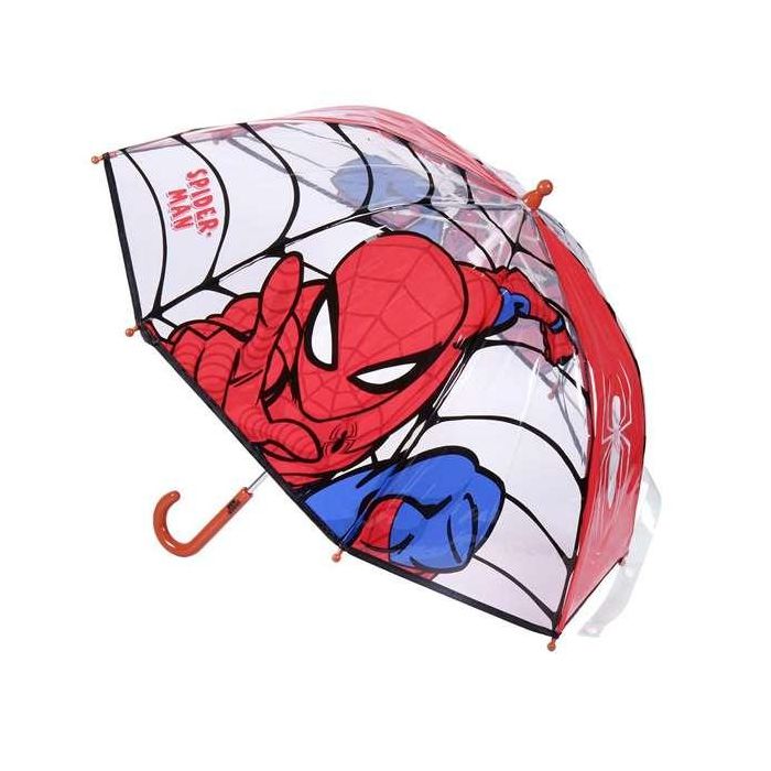 Cerdá Paraguas Manual Burbuja Spiderman Infantil Rojo 100% POE para Niños 2-8 Años 0 Cerdá Paraguas Manual Burbuja Spiderman Infantil Rojo 100% POE para Niños 2-8 Años 0