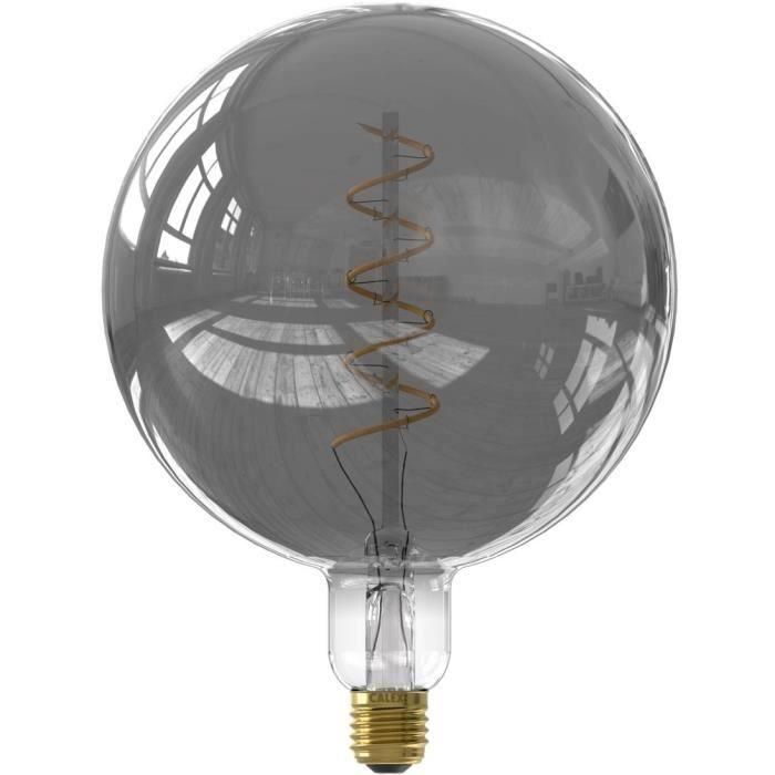 Calex CAL8712879147091 Bombilla LED E27 G200 SMART Regulable 5W 130lm 2100K Titanio 4