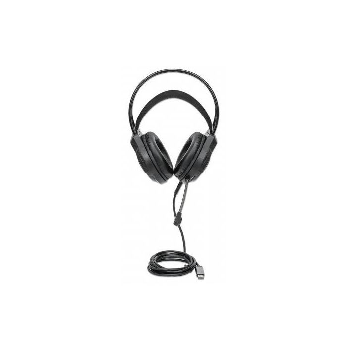 MANHATTAN RGB LED Over-Ear USB Gaming-Headset Kabelgebunden 4
