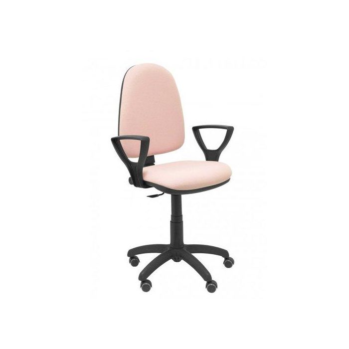 Silla Piqueras Y Crespo Ayna Brazos Fijos Mecanismo Contacto Permanente Con Regulacion De Profundidad Ruedas De Parquet Asiento Y Respaldo Tapizado Bali Rosa Palido