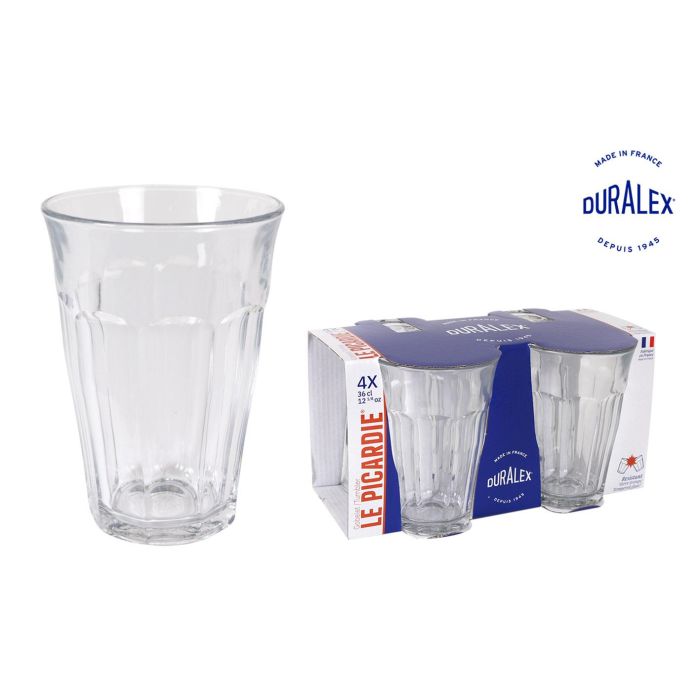 Duralex Set 4 Vasos Transparente 360cc Picardie (8 Cajas) 0 Duralex Set 4 Vasos Transparente 360cc Picardie (8 Cajas) 0