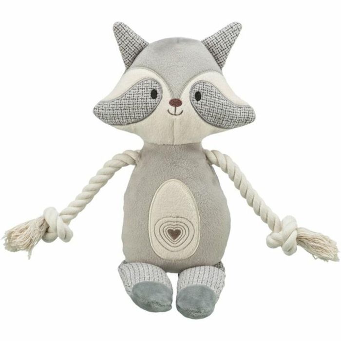 Peluche para perros Trixie 0036155 Poliéster Felpa Algodón Mapache 33 cm