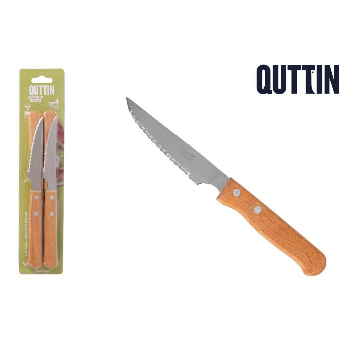 Set de 4 cuchillos chuleteros 10.5 cm NATURA - Inde (12 Cajas) Set de 4 cuchillos chuleteros 10.5 cm NATURA - Inde (12 Cajas)