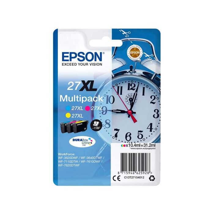 Ink-Jet Epson 27XL Wf3620 - 7110 - 7610 - 7620 Pack Multicolor 1