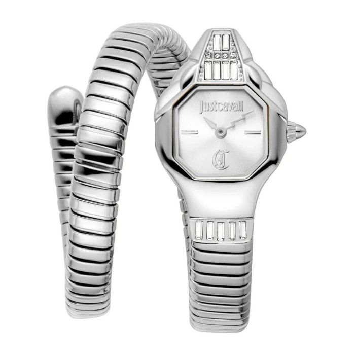 Reloj Mujer Just Cavalli SNAKE Plateado (Ø 20 mm) Reloj Mujer Just Cavalli SNAKE Plateado (Ø 20 mm)