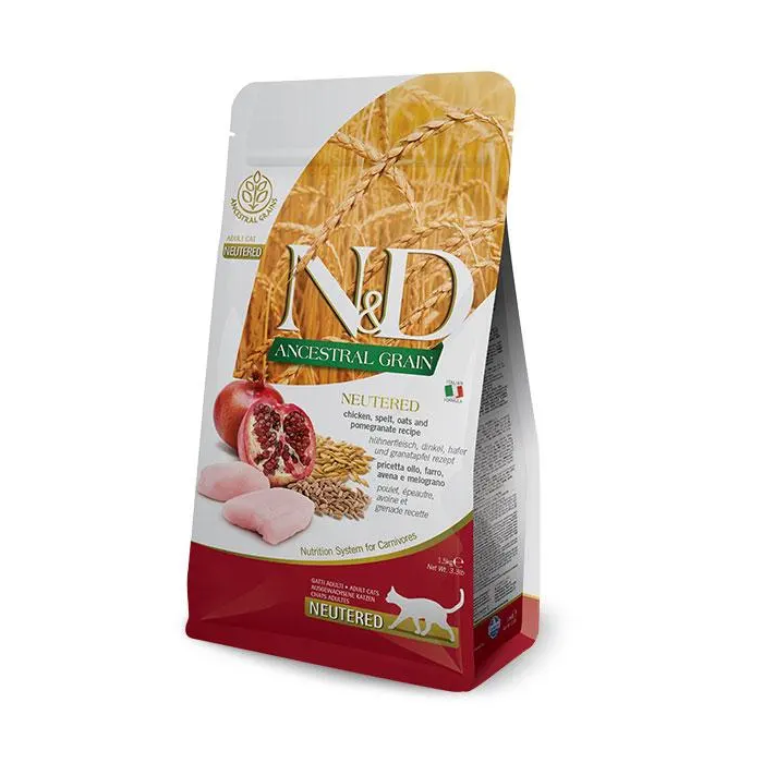 Farmina N&D Ancestral Cat Neutered Pollo 1,5 kg