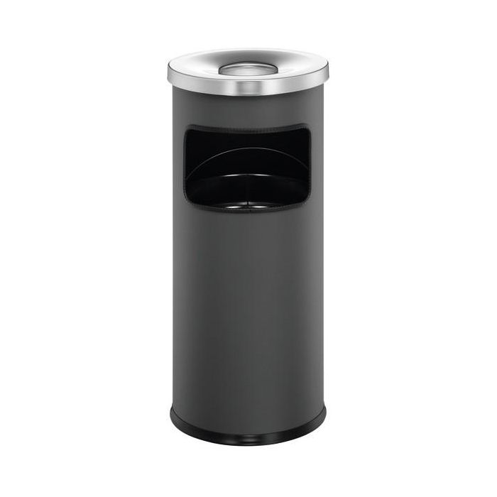 DURABLE Papierkorb Safe mit Ascher rund anthrazit 0 DURABLE Papierkorb Safe mit Ascher rund anthrazit 0