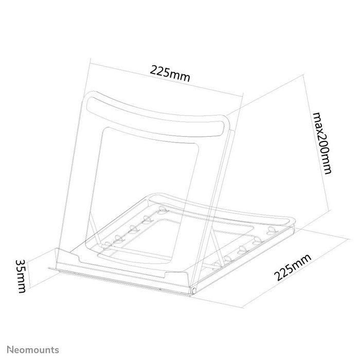 Soporte para Portátil Neomounts NSLS075BLACK 19 Soporte para Portátil Neomounts NSLS075BLACK 19