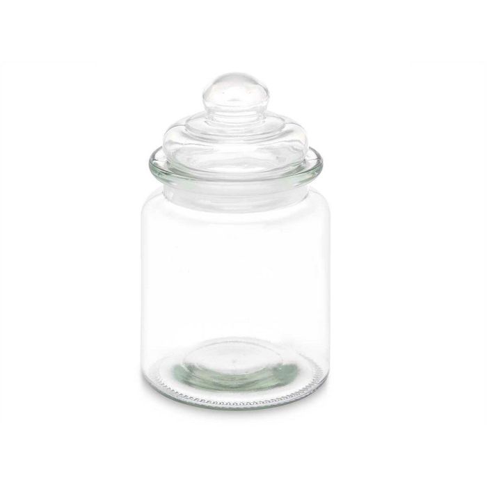 Tarro Transparente Vidrio 250 ml 8 x 13 x 8 cm (24 Unidades) Con Tapa 2