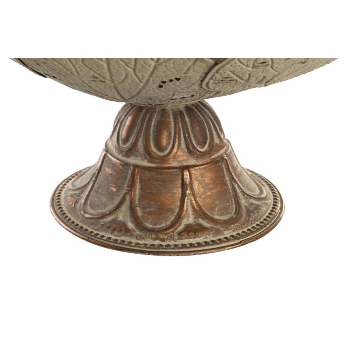 DKD Home Decor Frutero Tropical de Metal Dorado con Diseño Hoja y 3 Pisos - 80 cm Alto x 42 cm Ancho x 42 cm Largo 3 DKD Home Decor Frutero Tropical de Metal Dorado con Diseño Hoja y 3 Pisos - 80 cm Alto x 42 cm Ancho x 42 cm Largo 3