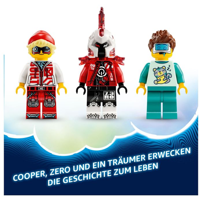 LEGO 71497 DREAMZzz Meca Tigre de Cooper y Bólido de Zero, Juego de Construcción, 1006 Piezas, 9+ Años