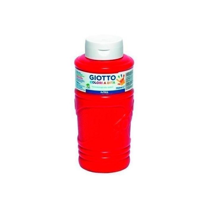 Giotto Pintura De Dedos 750 mL Color Rojo