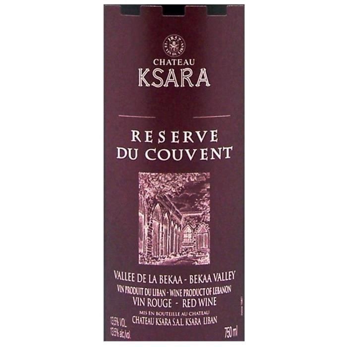 Castillo Ksara Bekaa Valley Convent Reserve - Vino tinto del Líbano 1