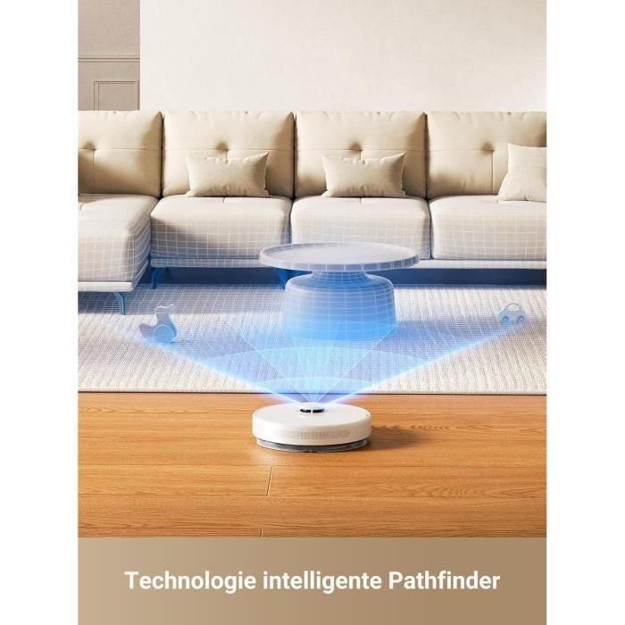 Robot aspirador - DREAME D10 Plus Gen 2 - 6000 Pa - 400 ml - Blanco 5 Robot aspirador - DREAME D10 Plus Gen 2 - 6000 Pa - 400 ml - Blanco 5