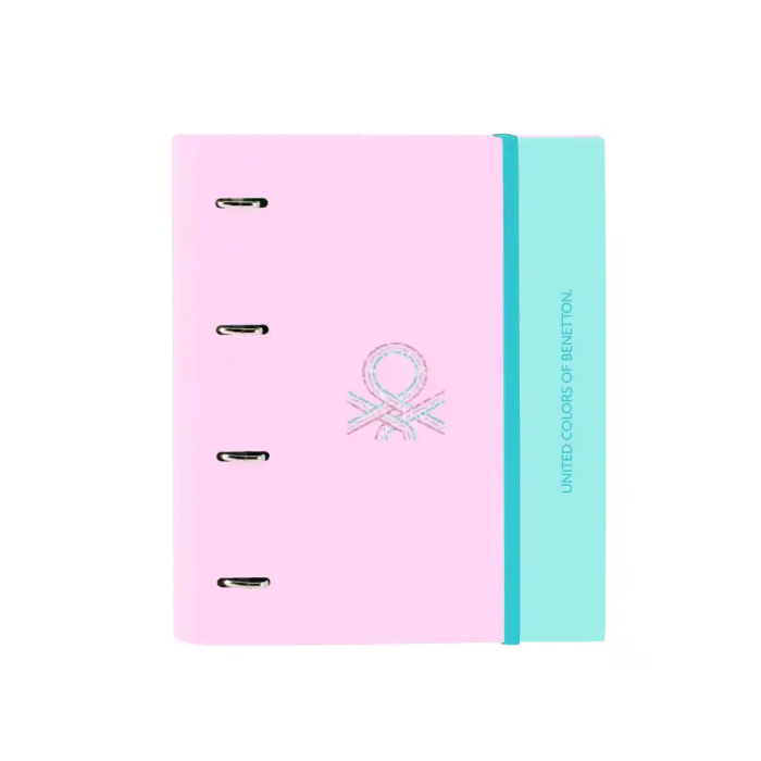 Safta Carpeta con recambio DIN A4, cuadro 5 mm, con goma y separadores, Benetton Dolce 0 Safta Carpeta con recambio DIN A4, cuadro 5 mm, con goma y separadores, Benetton Dolce 0