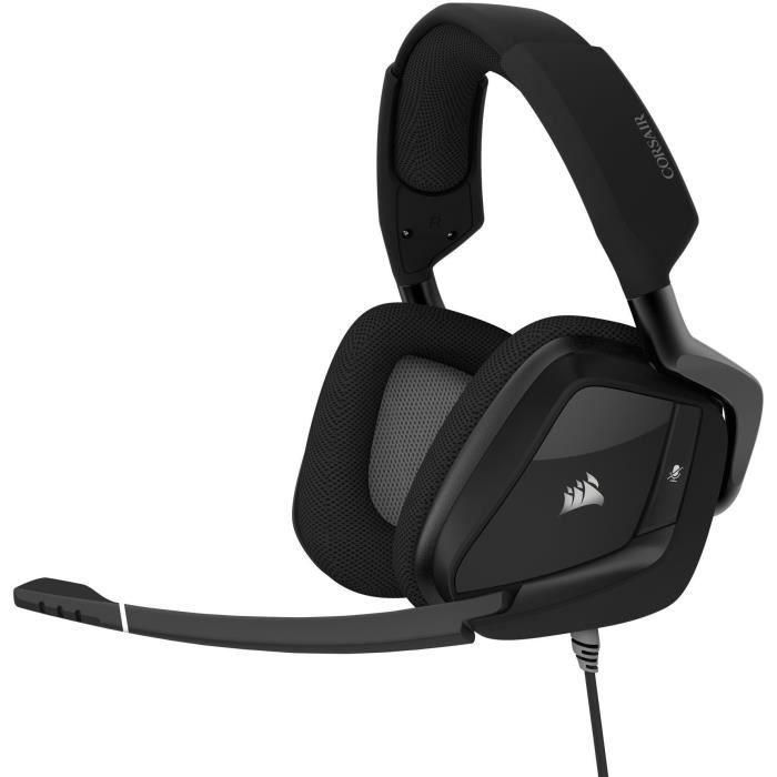 CORSAIR VOID RGB ELITE USB Gamer Headset - Alámbrico - Carbono (CA-9011203-EU) CORSAIR VOID RGB ELITE USB Gamer Headset - Alámbrico - Carbono (CA-9011203-EU)