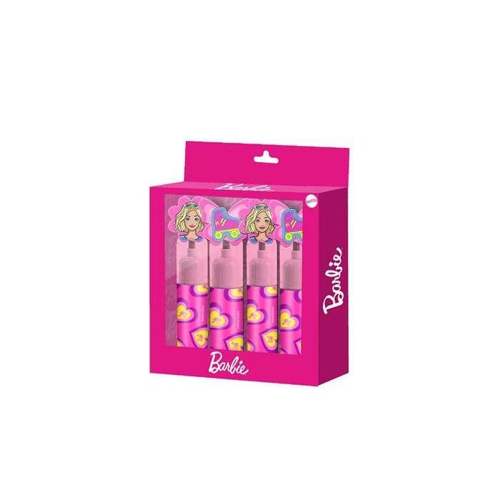 Karactermania Pack 4 Marcadores Barbie Mix Rosa Papelería Niños 0 Karactermania Pack 4 Marcadores Barbie Mix Rosa Papelería Niños 0