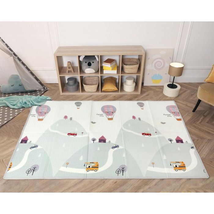 KioKids Tapete Mantita Plegable Montañas Extra Grande Impermeable Reversible 150x200 cm +0 meses 0 KioKids Tapete Mantita Plegable Montañas Extra Grande Impermeable Reversible 150x200 cm +0 meses 0