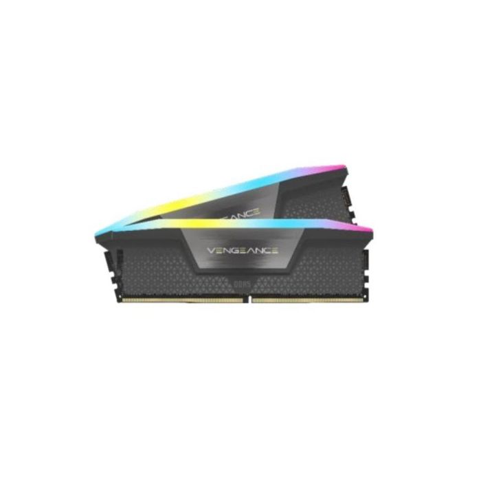 Corsair Memoria RAM Vengeance RGB DDR5 32GB (2x16GB) 6000MHz CL36 Gris