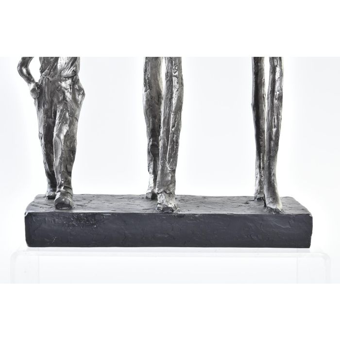 Figura Moderno DKD Home Decor Plateado Negro 11.5 x 41.5 x 26 cm 2 Figura Moderno DKD Home Decor Plateado Negro 11.5 x 41.5 x 26 cm 2