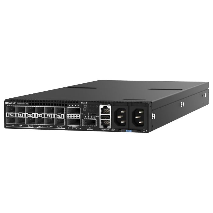 DELL Switch S5212F-ON Gestionado L2/L3 12 Ranuras SFP28 3 QSFP+ 12x25Gbit 3x100Gbit 1U Rack con Fuente de Alimentación Redundante