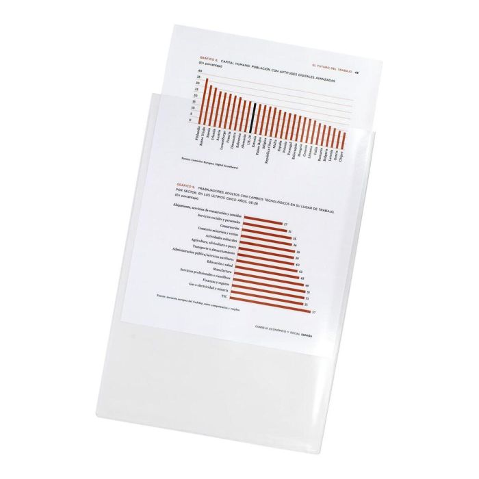 Fundas Grafoplas Transparente 100 Unidades Din A4 (100 Piezas) 2 Fundas Grafoplas Transparente 100 Unidades Din A4 (100 Piezas) 2