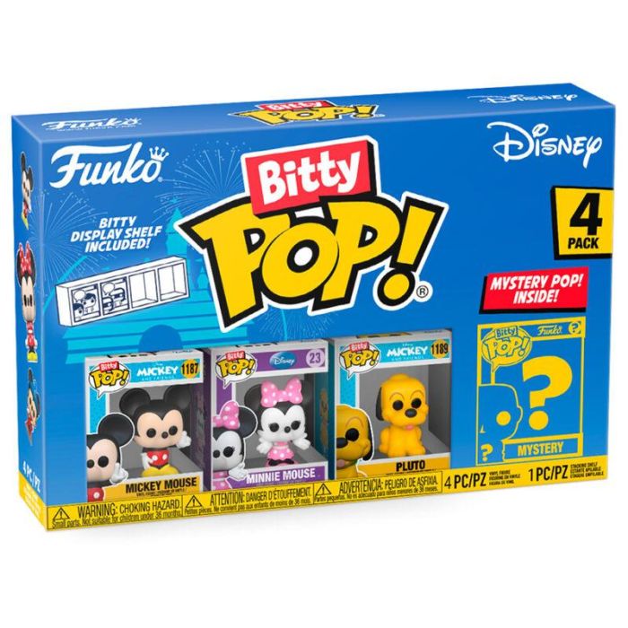 Blister 4 figuras Bitty POP Disney Mickey 0 Blister 4 figuras Bitty POP Disney Mickey 0
