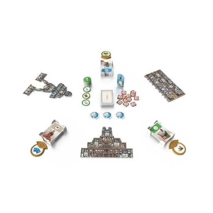 Asmodee 7 Maravillas de los Arquitectos Medallas Expansión Juego de Mesa en Francés 2