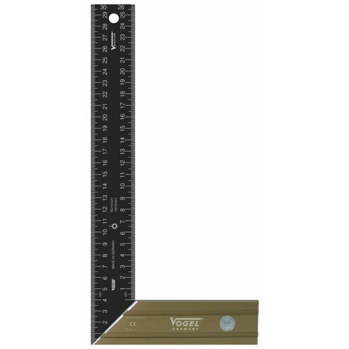 Escuadra de carpintero VOGEL 300 cm 145 mm 30 x 14,5 cm 1 Escuadra de carpintero VOGEL 300 cm 145 mm 30 x 14,5 cm 1