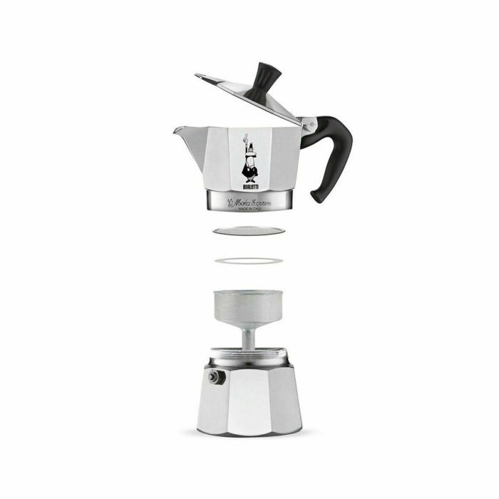 Cafetera Italiana Bialetti MOKA Plateado 60 ml 15