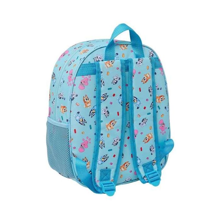 Safta Mochila Escolar 3D Bluey con Carro 330x270x100 mm 4 Safta Mochila Escolar 3D Bluey con Carro 330x270x100 mm 4