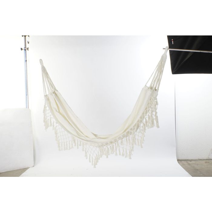 Hamaca Terraza Y Jardin DKD Home Decor Beige 130 x 0.5 x 200 cm 4 Hamaca Terraza Y Jardin DKD Home Decor Beige 130 x 0.5 x 200 cm 4
