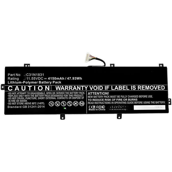 CoreParts Batería de Portátil Li-Polymer 47.93Wh 11.55V 4150mAh para Asus P3540FA CoreParts Batería de Portátil Li-Polymer 47.93Wh 11.55V 4150mAh para Asus P3540FA
