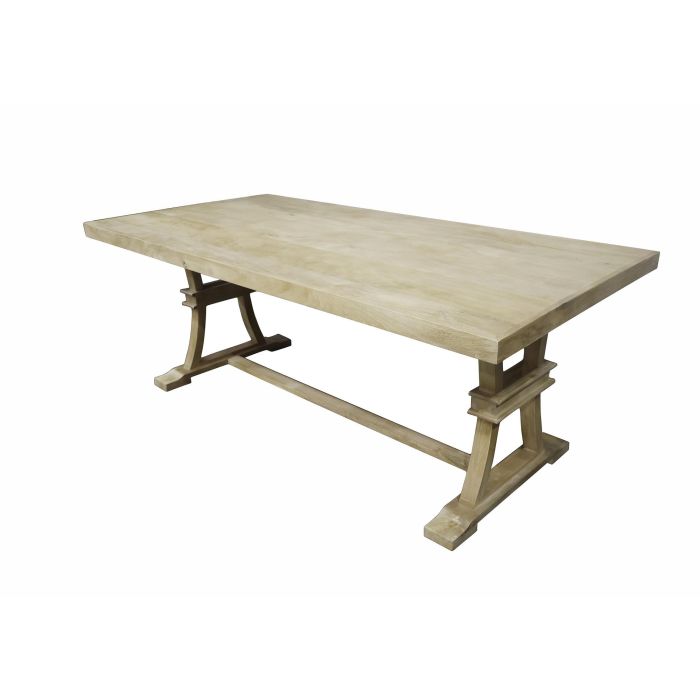 Mesa Comedor Item Home DKD Home Decor Natural 100 x 76 x 201 cm 2