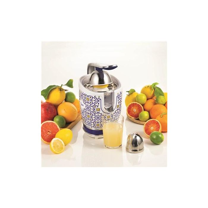 Ariete 413 Capri Exprimidor Retro Metal Cromado Mango Presión 4