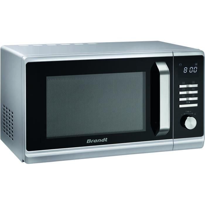 Brandt SE2300S Microondas monofunción 23L 800W Plateado con Autoprograma y Descongelación Rápida 1 Brandt SE2300S Microondas monofunción 23L 800W Plateado con Autoprograma y Descongelación Rápida 1
