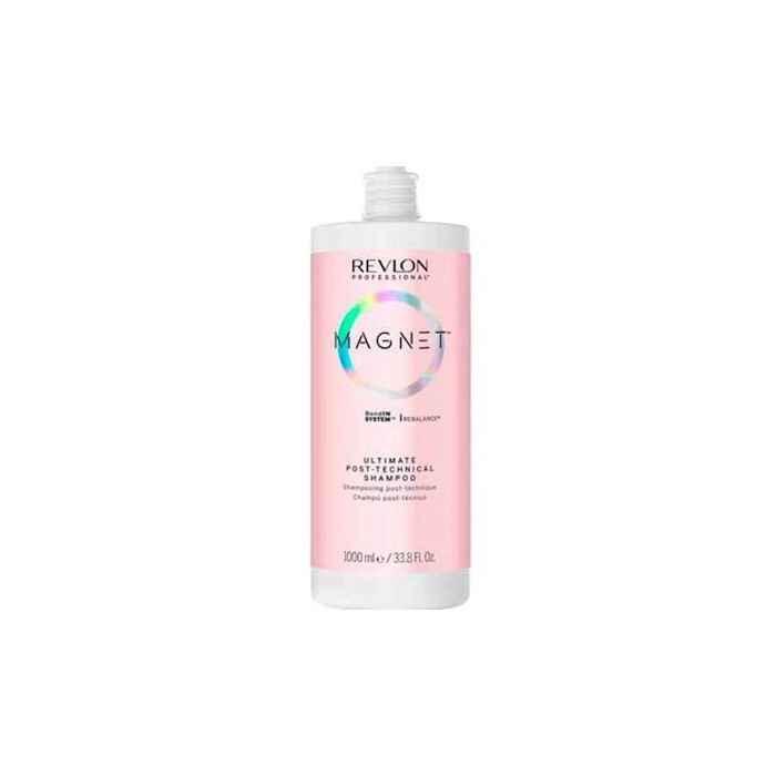 Revlon Champú fijador de color Magnet Ultimate Post-Technical 1000 ml - Reequilibra pH y recupera estructura del cabello