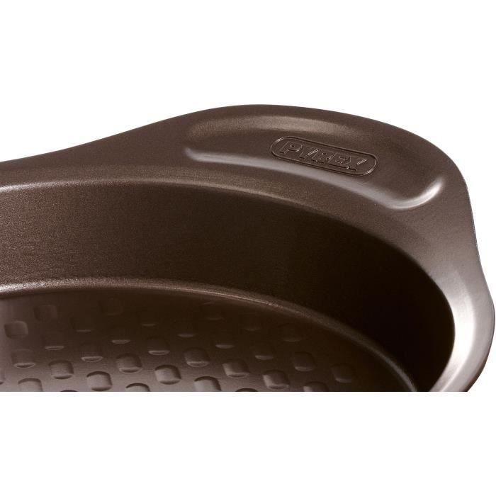 Pyrex Molde Tarta Hondo Acero Asimetria 26 cm Antiadherente, Apto Horno hasta 250°C y Lavavajillas 3