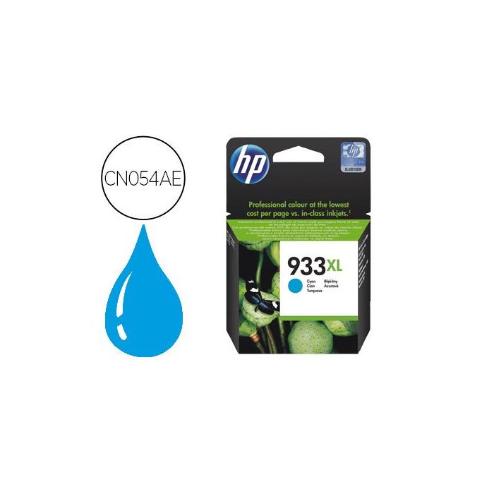 Ink-Jet Hp 933XL Cian Cn054Ae Officejet 6100-6600-6700 Premium Capacidad 825 Pag