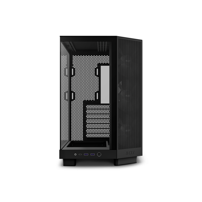 NZXT H6 Air Flow Midi Tower Negro - CC-H61FB-R1 - Ventiladores 3x120mm, Compatibilidad ATX/microATX/Mini-ITX, Vidrio Templado NZXT H6 Air Flow Midi Tower Negro - CC-H61FB-R1 - Ventiladores 3x120mm, Compatibilidad ATX/microATX/Mini-ITX, Vidrio Templado