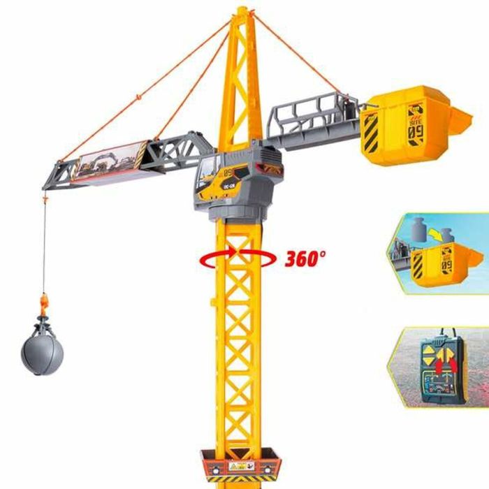 Smoby Grúa Radio Control Mighty Crane 110 cm Gira 360° con Mando por Cable Niños +3 años 10 Smoby Grúa Radio Control Mighty Crane 110 cm Gira 360° con Mando por Cable Niños +3 años 10