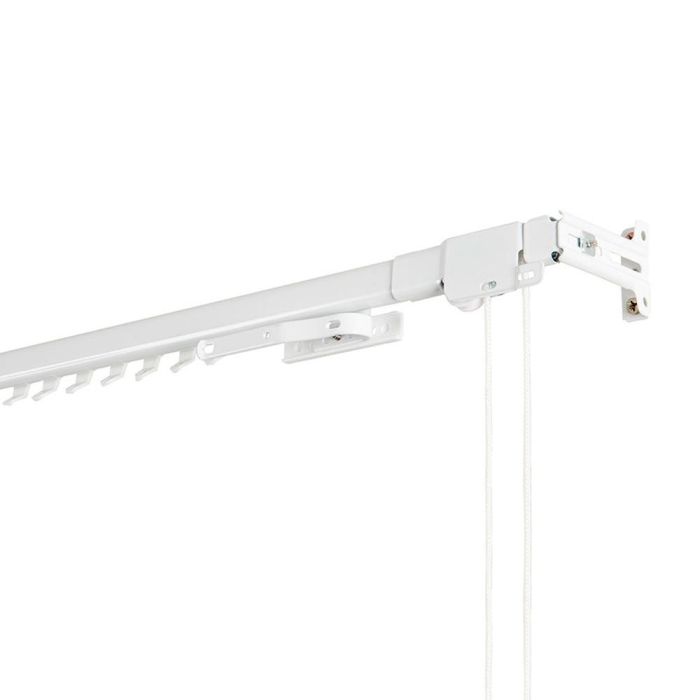 Riel reforzado extensible 70-120cm blanco cintacor - storplanet 1