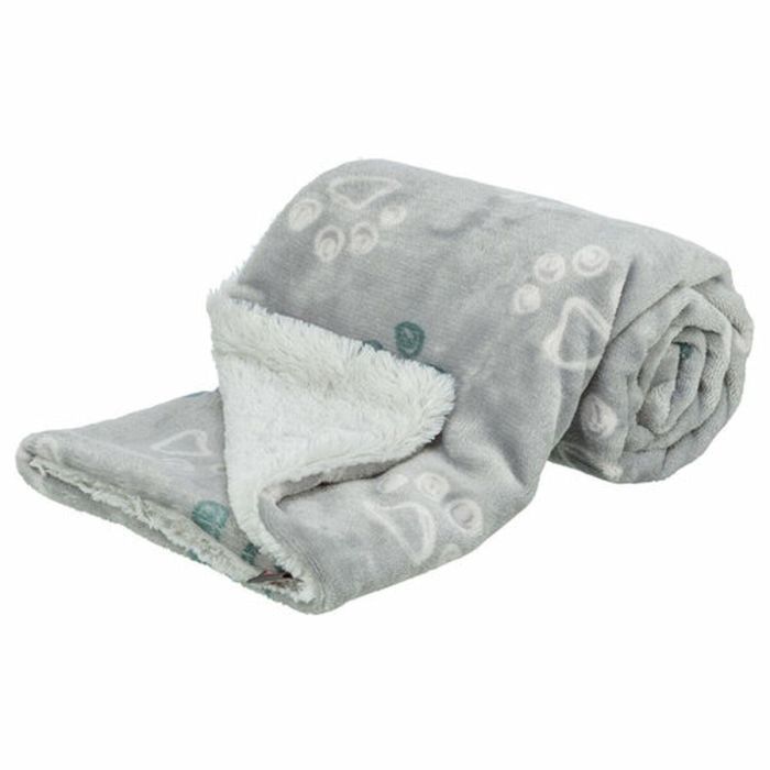 Manta para Mascotas Trixie Jimmy Soft Gris claro Poliéster Felpa 150 × 100 CM 5 Manta para Mascotas Trixie Jimmy Soft Gris claro Poliéster Felpa 150 × 100 CM 5