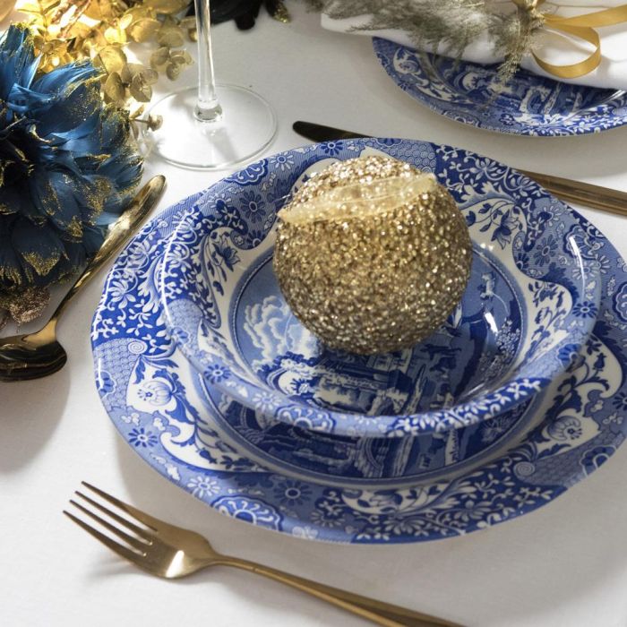 Spode Bol Blue Italian Diámetro 20 cm (4 Unidades) 1 Spode Bol Blue Italian Diámetro 20 cm (4 Unidades) 1