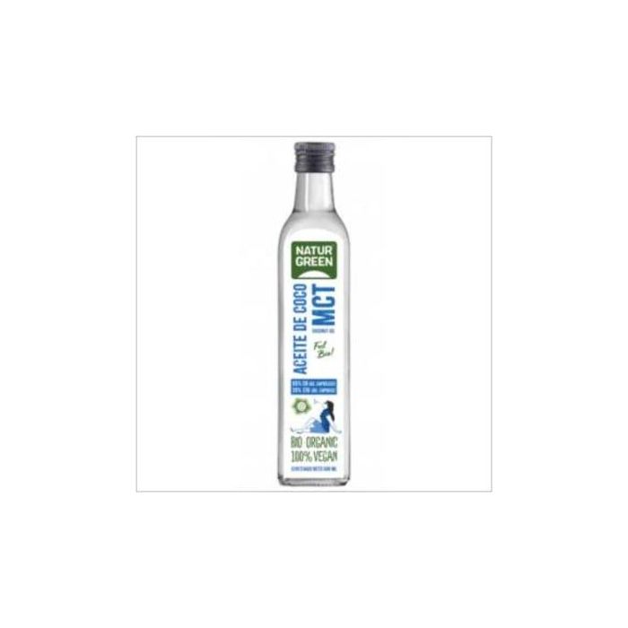 NATURGREEN Aceite de Coco MCT 500ml Bio Vegano Ecológico